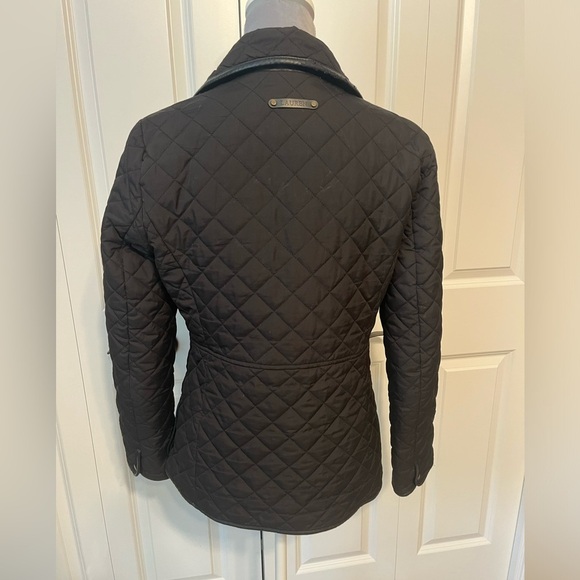 Lauren Ralph Lauren Diamond-Quilted Black Jacket Coat Size SM - Picture 7 of 13